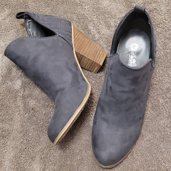Carlos Santana Shoes - Carlos Santana blue grey anklebboots size 8.5